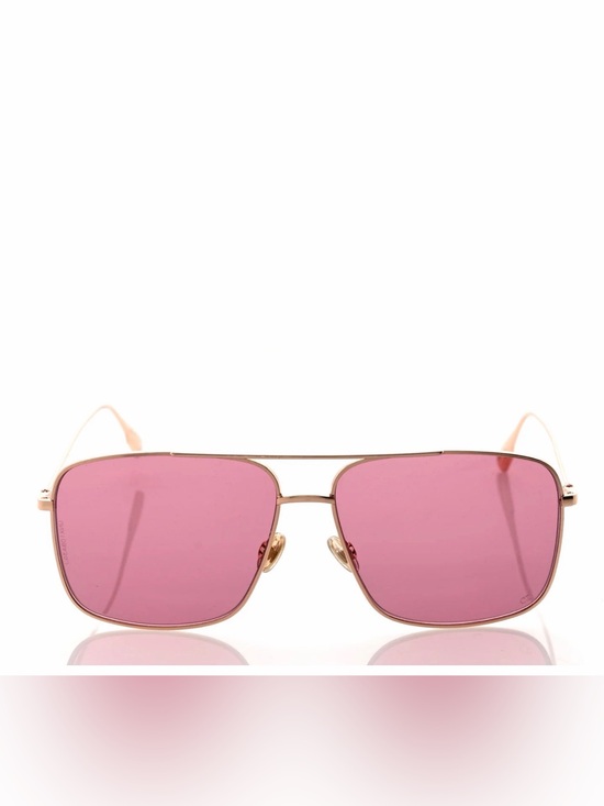 Dior Accessories - Christian Dior Stellaire 1 Sunglasses Pink Lens Gold Frame
